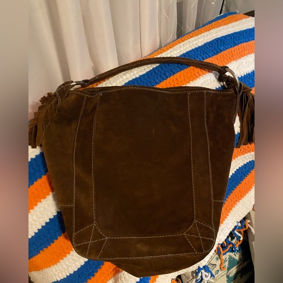 Ruehl No. 925 Suede Shoulder bag - Picture 2 of 5